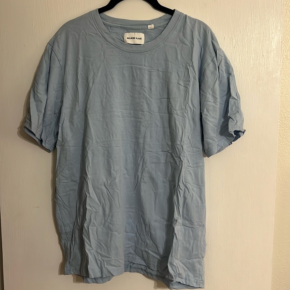 Melrose Place Teal Blue Tee. Size XL.